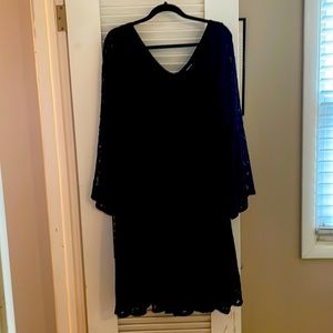 Beautiful fully lined black lace dress